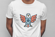 Patriotic Eagle Graphic Element, a Branding & Logo Template by Vectorium Studio (Thumbnail 2 of 3)