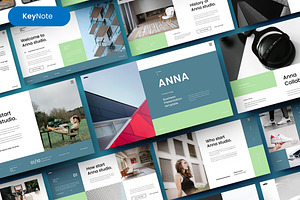 Anna – Business Keynote Template, a Presentation Template by Dens Creative Studio