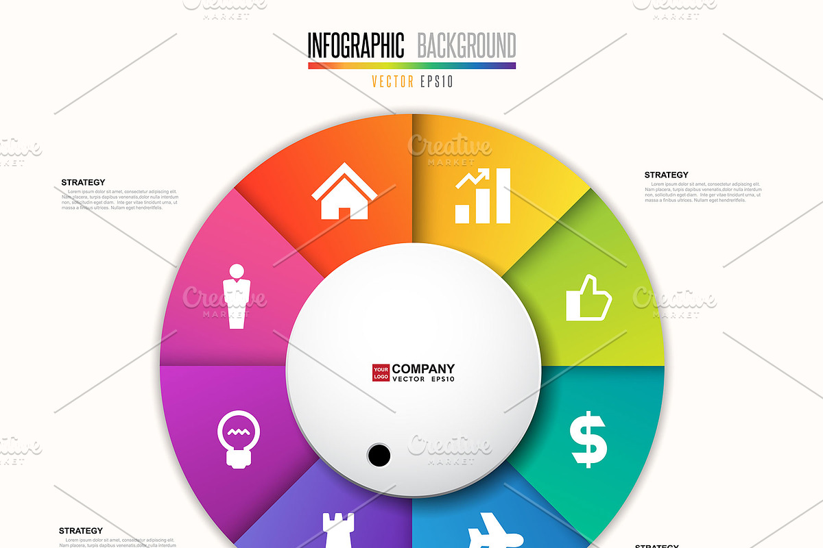 Timeline Infographic Template set 09, a Presentation Template by Paperboxshop (Photo 2 of 3)