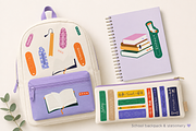 Books & Bookmarks, an Education Illustration by Anna Studio (Thumbnail 3 of 11)