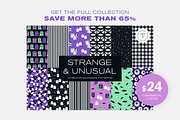 Black and White Curvy Lines Pattern, a Pattern Graphic by Rxmi Studio (Thumbnail 3 of 3)