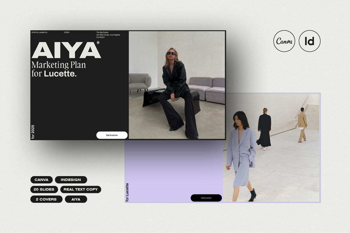 AIYA | Marketing Plan, a Marketing Template by Studio Standard (Photo 1 of 11)