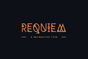 Requiem Typeface, a Font by Tugcu Design Co.