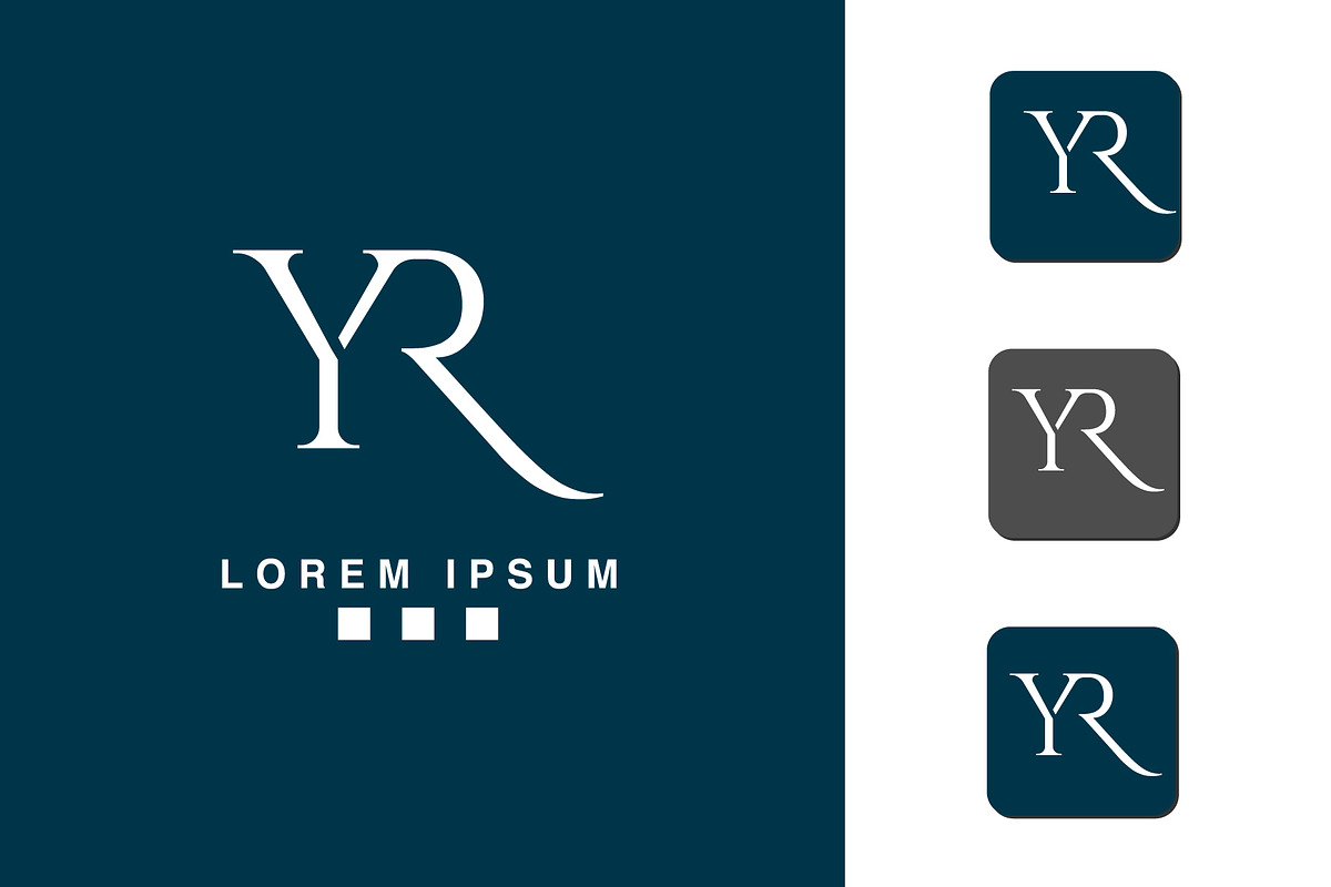 YR, RY Abstract Letters Logo design, a Branding & Logo Template by art_creater (Photo 1 of 2)