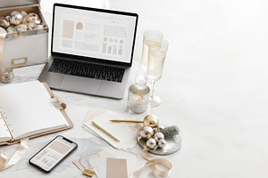 Christmas holiday preparations with
