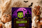 Frankenstein Halloween Invitation, an Invitation Template by Arslan (Thumbnail 2 of 5)