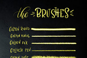 Golden Dust Procreate brushes, a Brush Add-On by tatiananemna (Thumbnail 2 of 8)