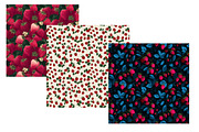 Strawberry Pattern Digital paper, an Illustration by Designworld (Thumbnail 4 of 4)