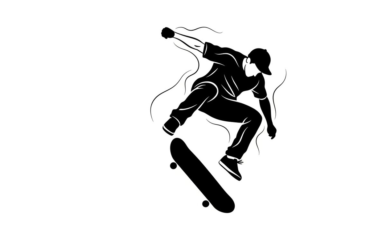 skateboard trick silhouettes showcas, an Illustration by Amazin_art (Photo 29 of 31)