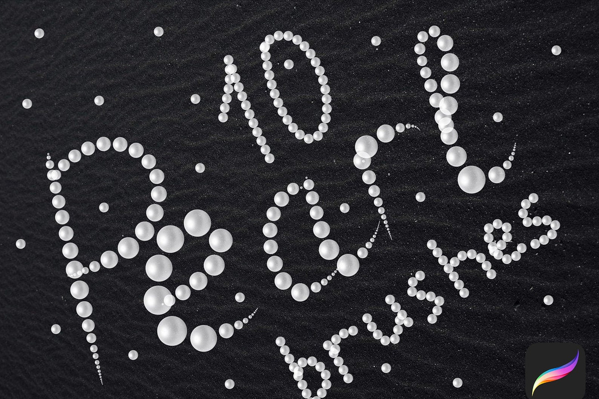10 Procreate Pearls Brushes Set, a Brush Add-On by LiuBi Art (Photo 1 of 2)