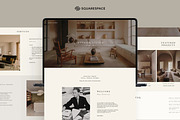 Squarespace Template Interior Design, a Squarespace Template by The Soft Voice (Thumbnail 1 of 9)
