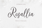 Rosallia, a Script Font by Amarlettering (Thumbnail 1 of 7)