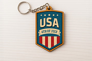 USA Patriotic Keychain SVG Bundle, a Pattern Graphic by Pinnacle PNGs (Thumbnail 3 of 11)
