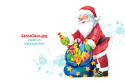 Watercolor Christmas Characters, a Person Illustration by Marina.Markizova (Thumbnail 4 of 5)