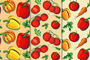 12 Grunge Vegetable Patterns, a Texture Graphic by Daria Volyanskaya (Thumbnail 3 of 5)