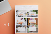 Blogger Media Kit Template | 3 Pages, a Resume Template by Blogger Kit Co. (Thumbnail 8 of 9)