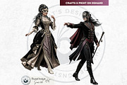 Velvet Mascarade Characters Bundle, a Person Illustration by ThatsDesignArt (Thumbnail 9 of 9)