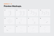 iPhone 16 Pro Clay - 24 Mockups, an iPhone Mockup by Asylab (Thumbnail 2 of 58)