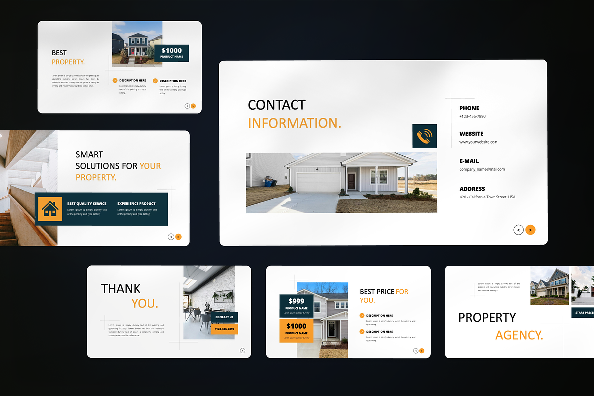 Property Agency Google Slides, a Presentation Template by SquidPixey (Photo 6 of 7)