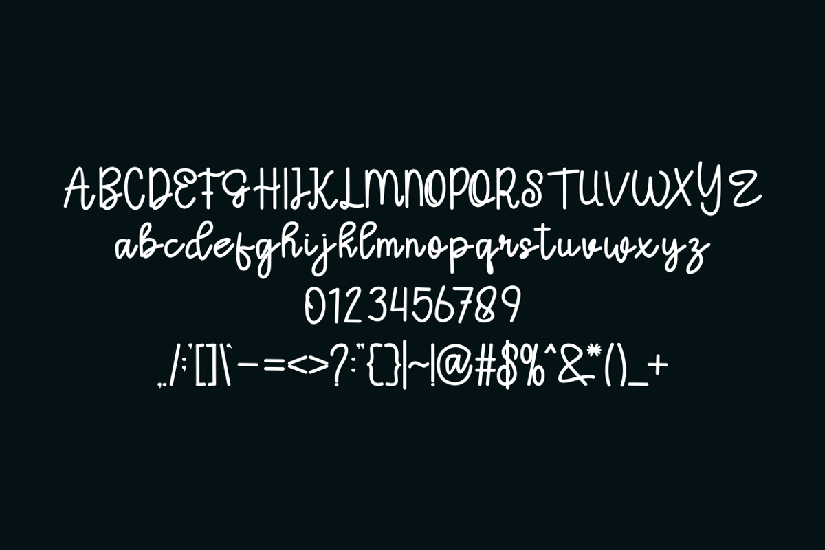 Rentan Yena Handwritten Font, a Handwritten Font by VectorCraft (Photo 4 of 5)