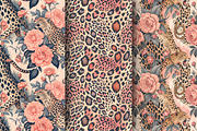 Seamless pattern. Animal and floral, a Pattern Graphic by Designs by Helen Trupak (Thumbnail 2 of 8)