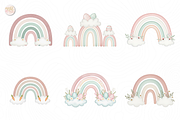 Boho Easter Rainbow PNG Clipart, an Object Illustration by KennedyStudio (Thumbnail 3 of 5)