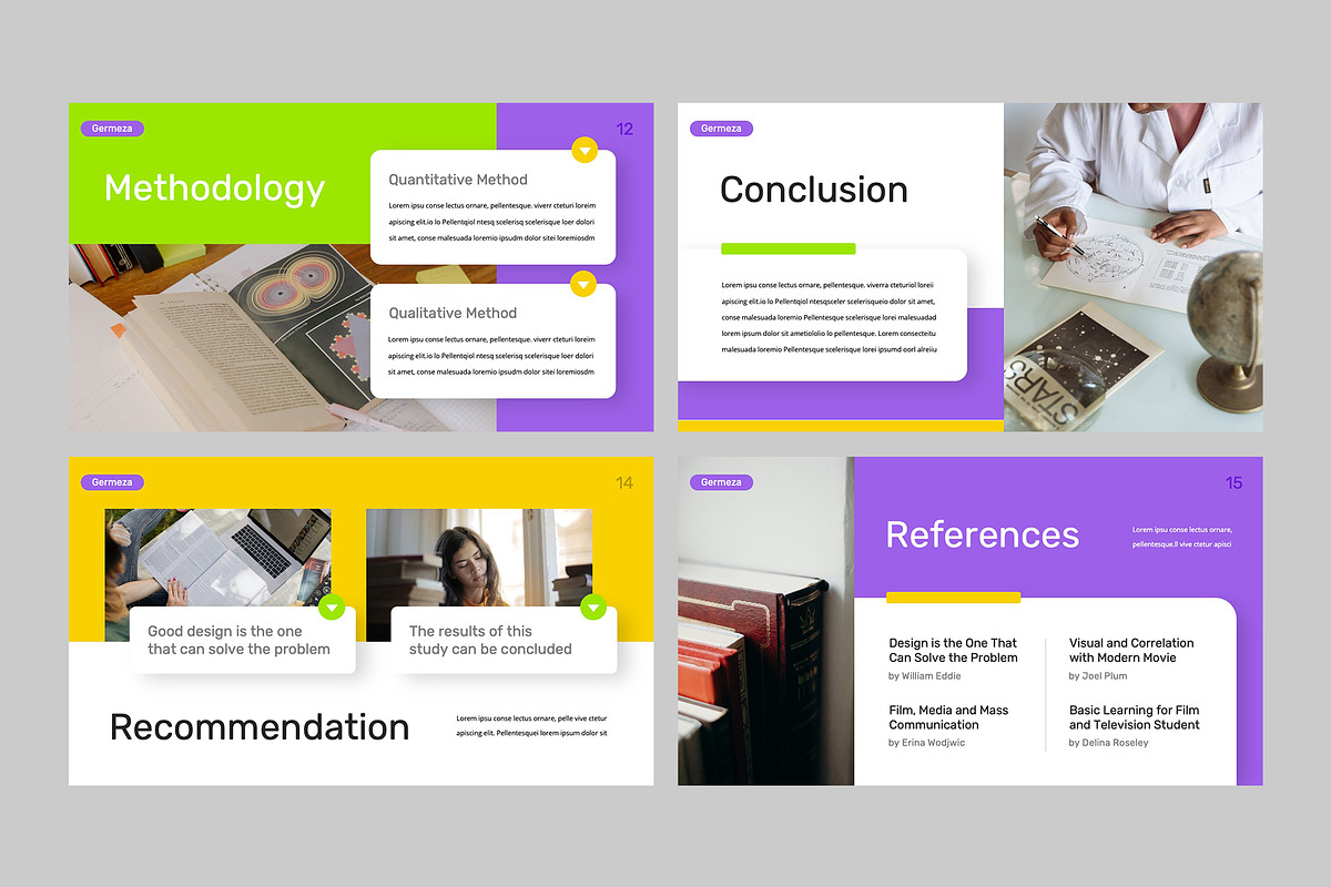 GERMEZA - Thesis Defense Powerpoint, a Presentation Template by rgbryand (Photo 5 of 9)