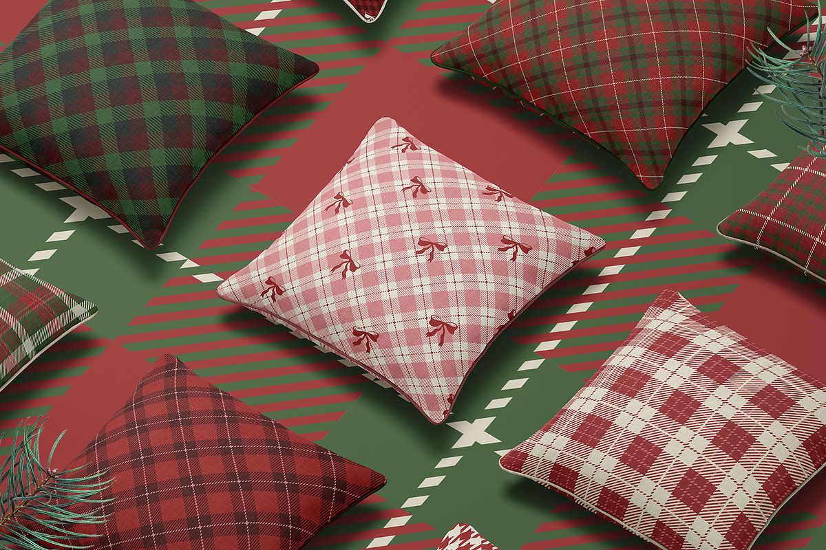 The Royal Holiday Plaid Collection, a Pattern Graphic by Sonulkaster (Photo 7 of 8)
