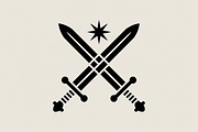 two celestial swords crossed, an Illustration by Amazin_art (Thumbnail 3 of 16)