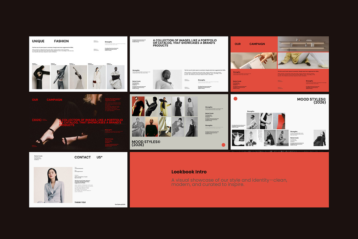 Aura | Lookbook and Brief Template, a Presentation Template by Studio Industry (Photo 9 of 10)