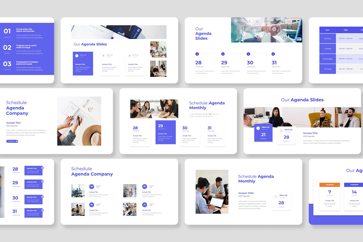 Bizzenda – Agenda PowerPoint, a Presentation Template by Premast (Photo 3 of 4)