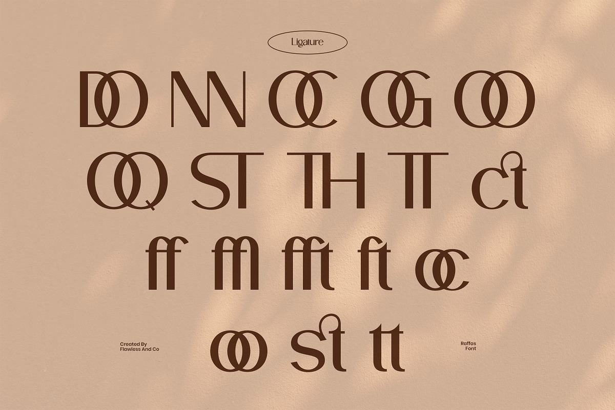 Raffas, a Sans Serif Font by Flawless And Co (Photo 8 of 10)