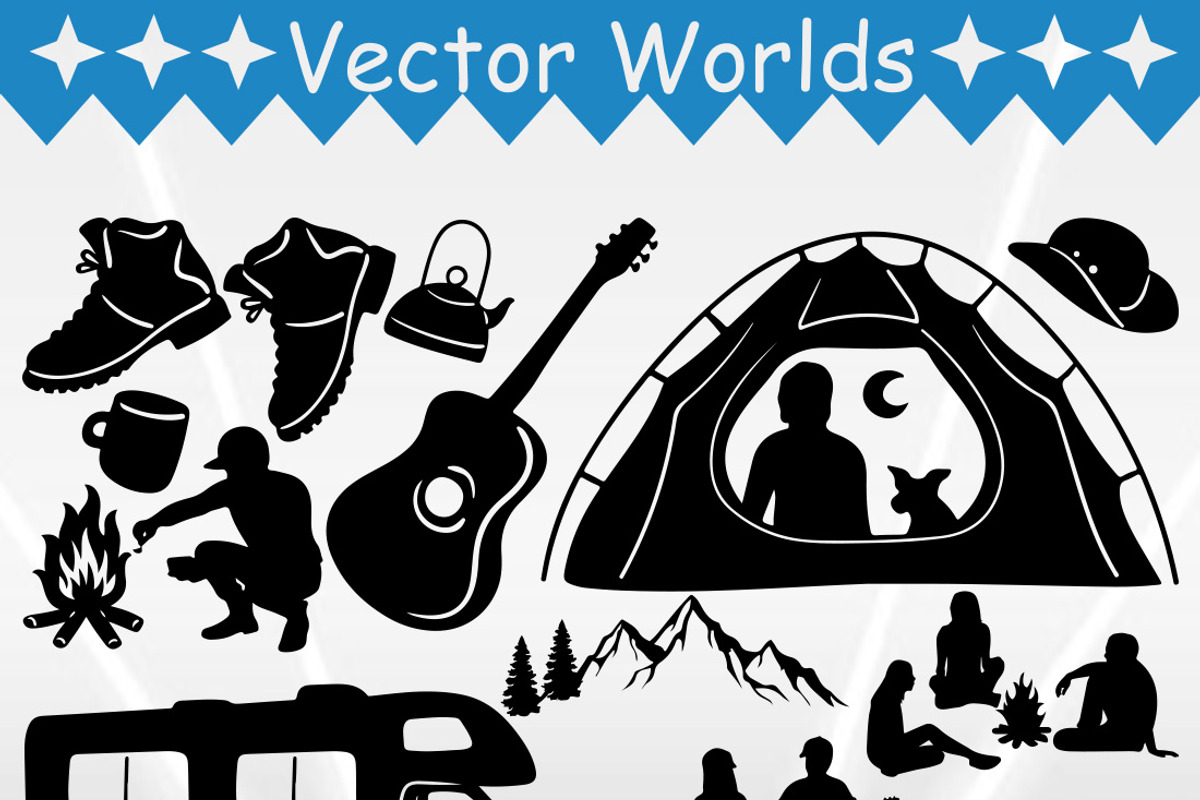People Campfire SVG, Campfire SVG, an Object Graphic by VectorWorlds (Photo 2 of 3)