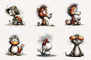 Beach Animals Clipart PNG, an Illustration by CreationArt (Thumbnail 6 of 7)
