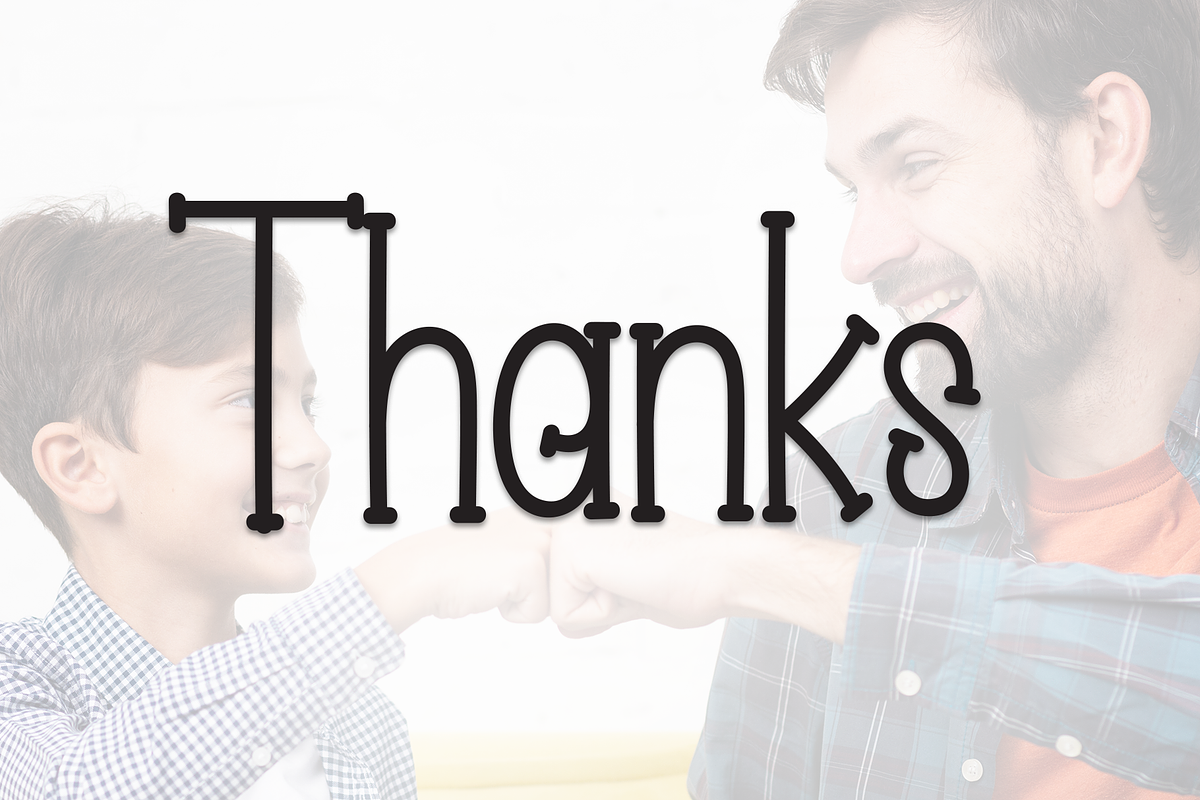 Happy Daddy | Script Font, a Script Font by Scratchones (Photo 8 of 8)