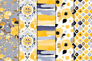 Bird and Butterfly Scrapbook Papers, a Pattern Graphic by Maishop (Thumbnail 2 of 4)