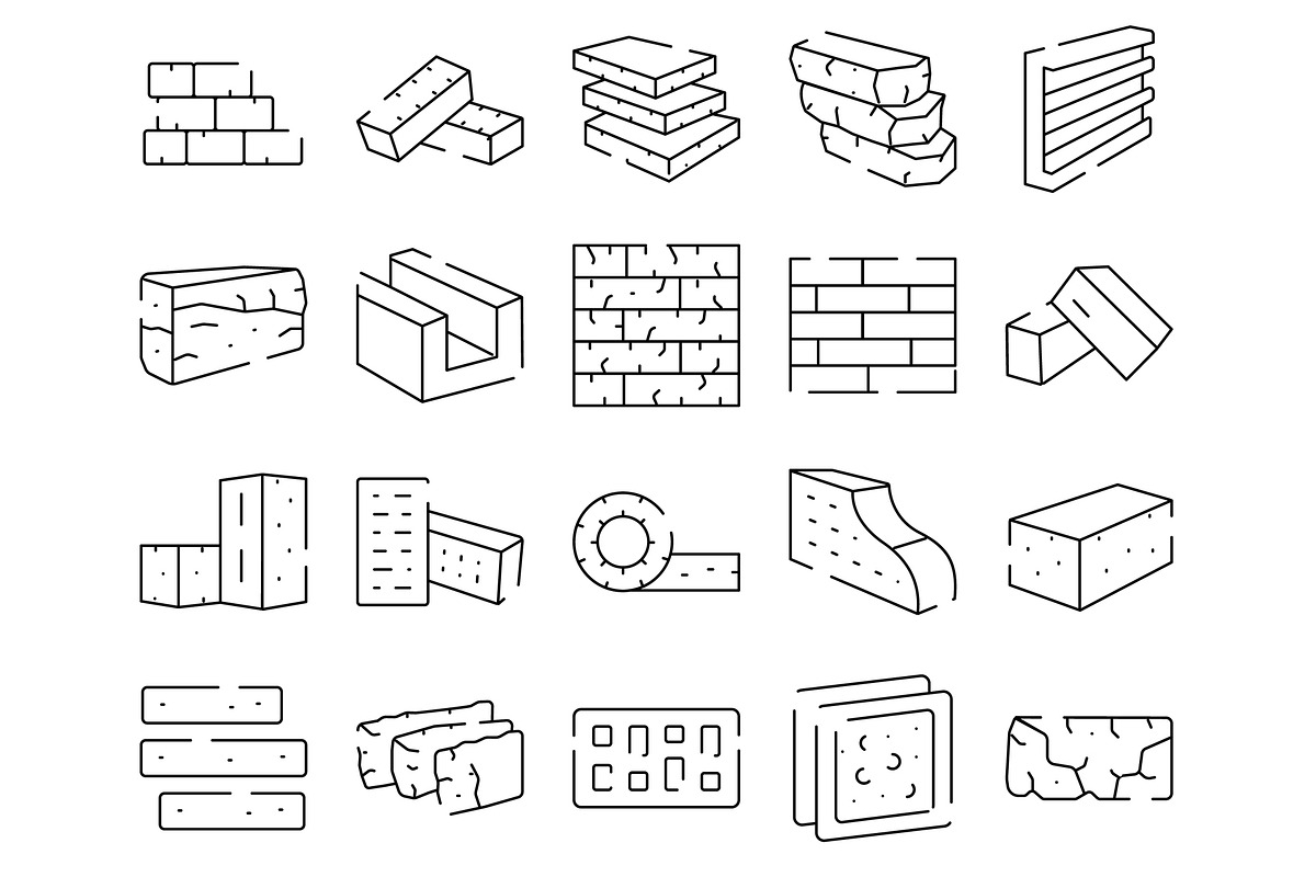 Bricks building materials and, an Object Graphic by pikepicture (Photo 2 of 3)