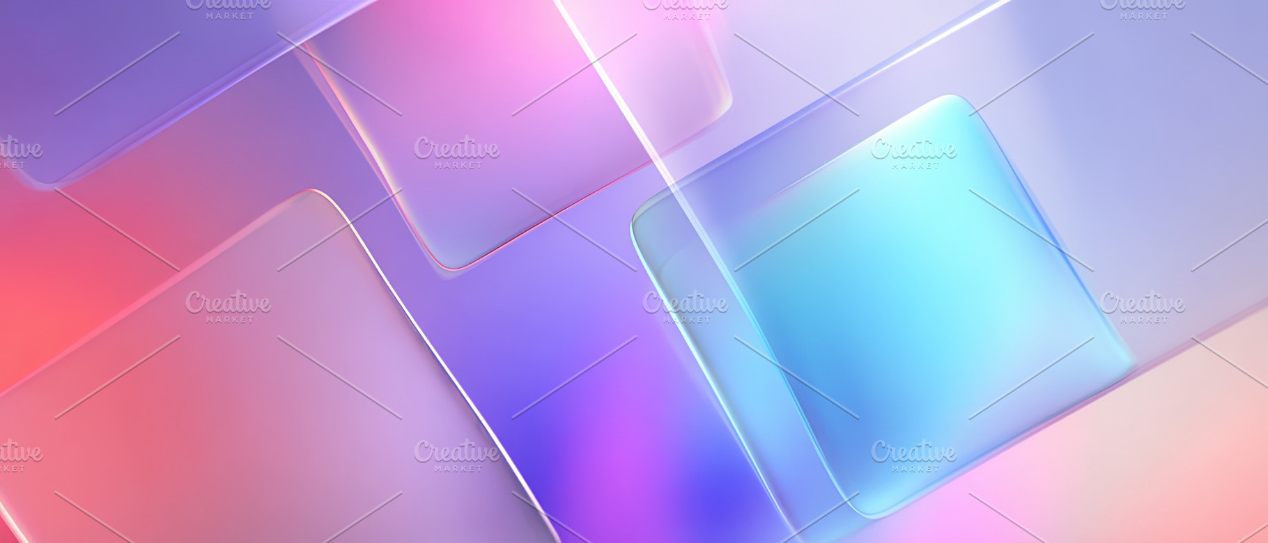 Modern abstract background with translucent glass squares in pas, a Background Photo by Ales Munt