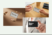 Monochrome Business Card Templates, a Business Card Template by Hell Yeah Designs (Thumbnail 2 of 7)
