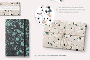 Terrazzo Seamless Vector Patterns, a Pattern Graphic by Youandigraphics (Thumbnail 2 of 8)