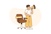 Job Recruitment Illustration, an Object Graphic by Jump Studio (Thumbnail 9 of 12)