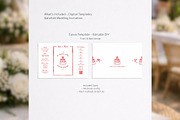 Gatefold Wedding Invite bd002, an Invitation Template by TyphoonStudio (Thumbnail 2 of 9)