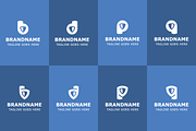 Letter B D P Q Shield Modern Logo, a Branding & Logo Template by Pray Art Design Studio (Thumbnail 2 of 2)