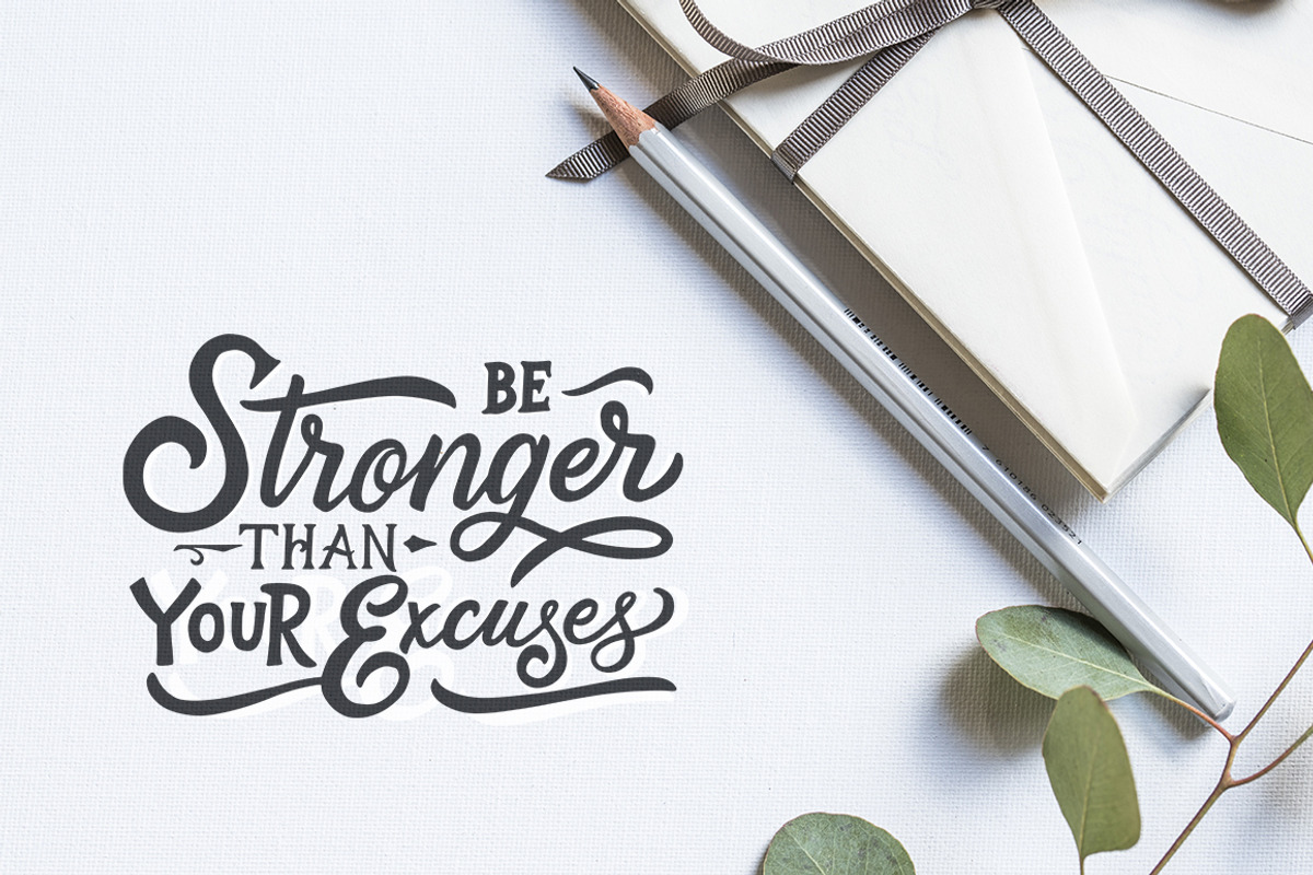 Inspirational Quotes Lettering, a Decorative Illustration by Weape Studio