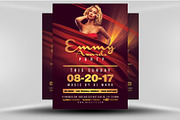 Emmy Awards Party Flyer Template, a Flyer Template by FlyerHeroes (Thumbnail 1 of 4)