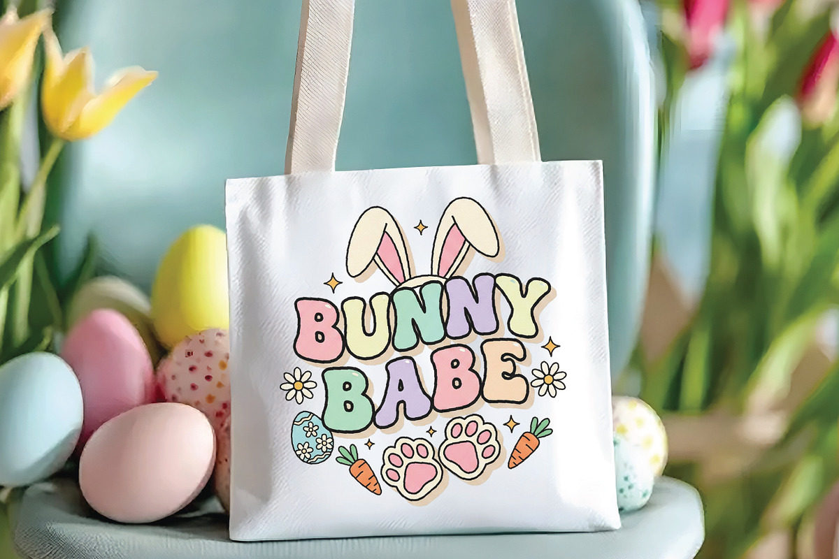 Easter Bunny Babe PNG, an Illustration by CraftArtStudio (Photo 2 of 4)