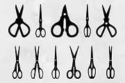 Sewing Scissors Silhouette SVG, an Object Illustration by newminddesign (Thumbnail 1 of 3)