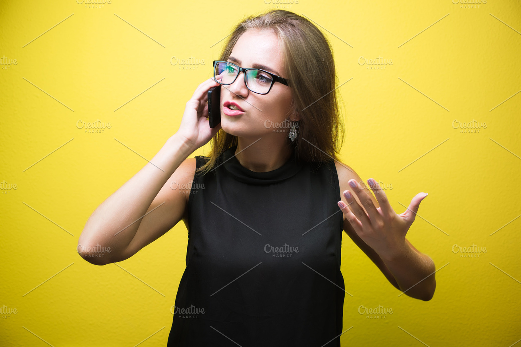 Portrait of an angry and stressed woman featuring business, stress, and female, a Business Photo by BodiaPhoto