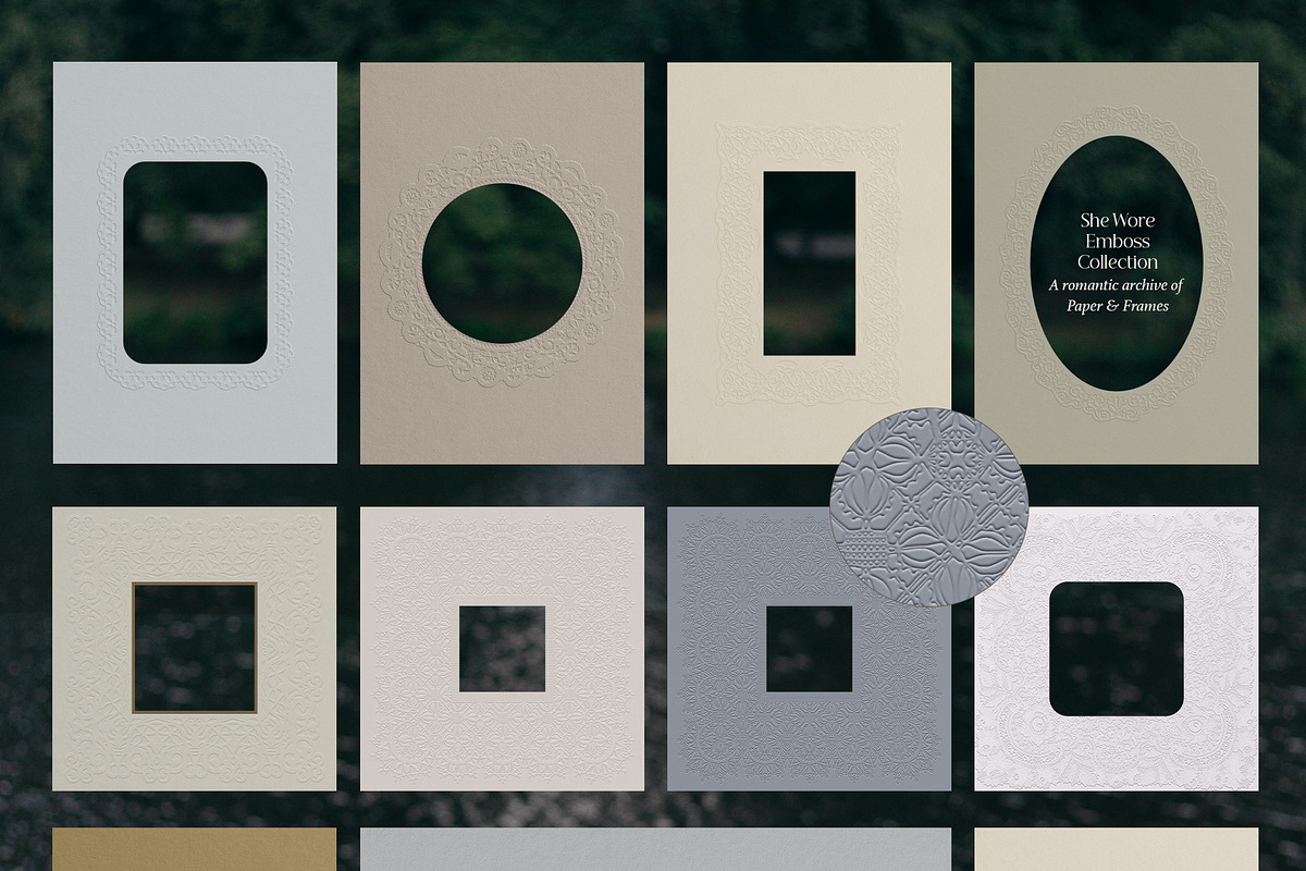 Embossed Texture Frames Archive, a Texture Graphic by alonahaidash (Photo 6 of 17)