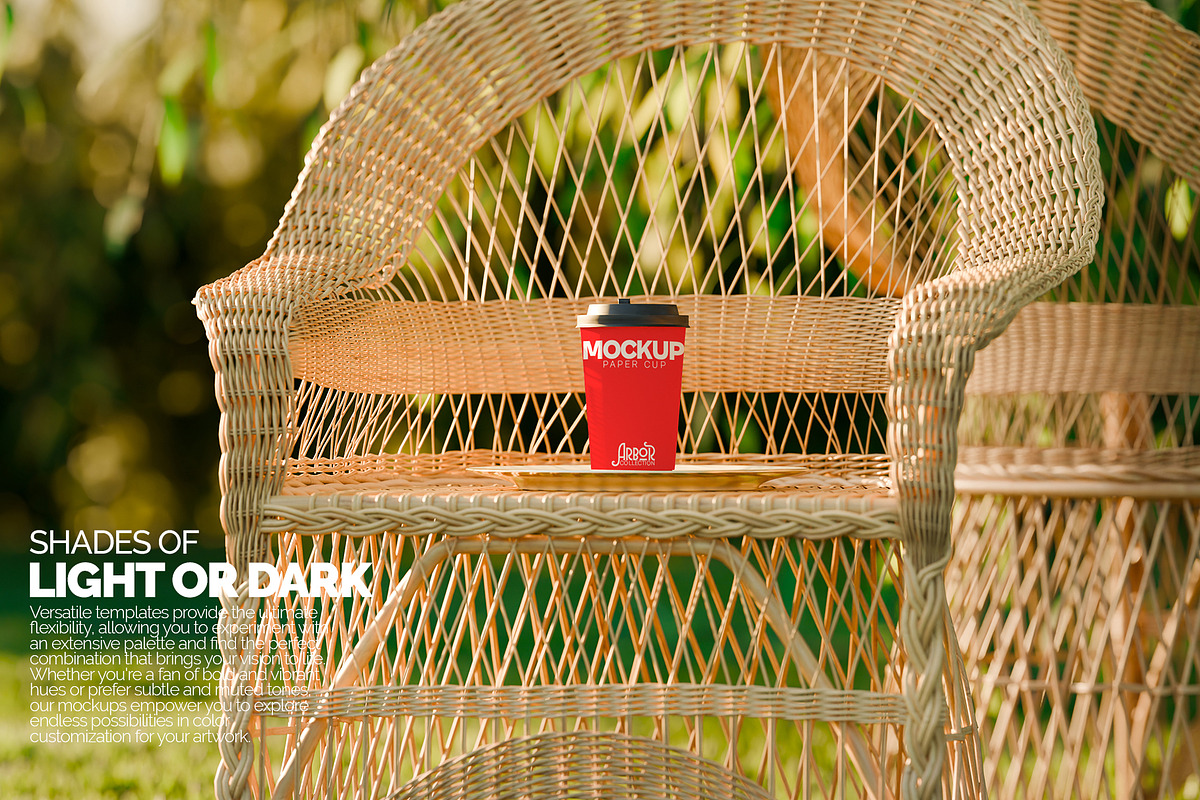 Paper Coffee Cup Mockup Arbor Coll., a Cups & Container Mockup by Banana Mockups (Photo 4 of 6)